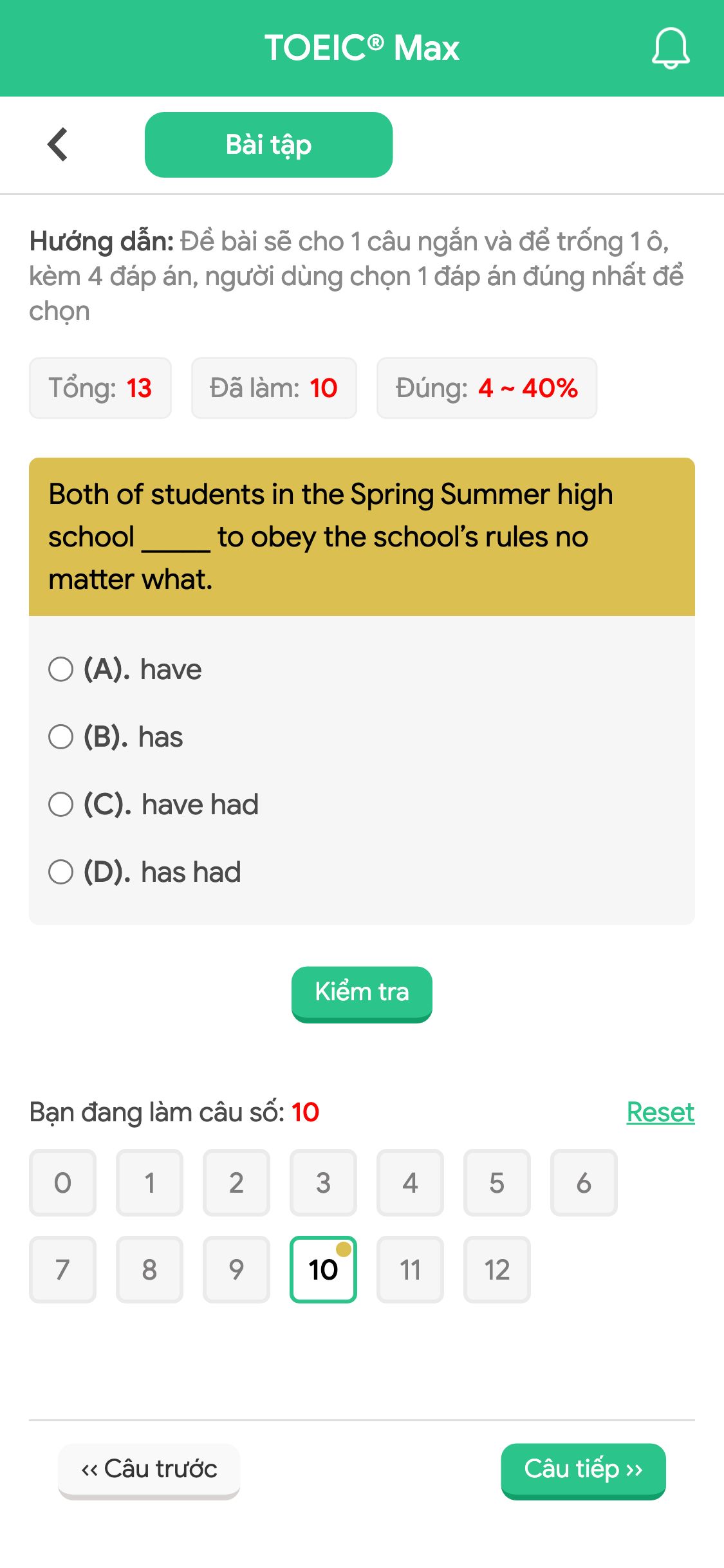 Both of students in the Spring Summer high school _____ to obey the school’s rules no matter what.