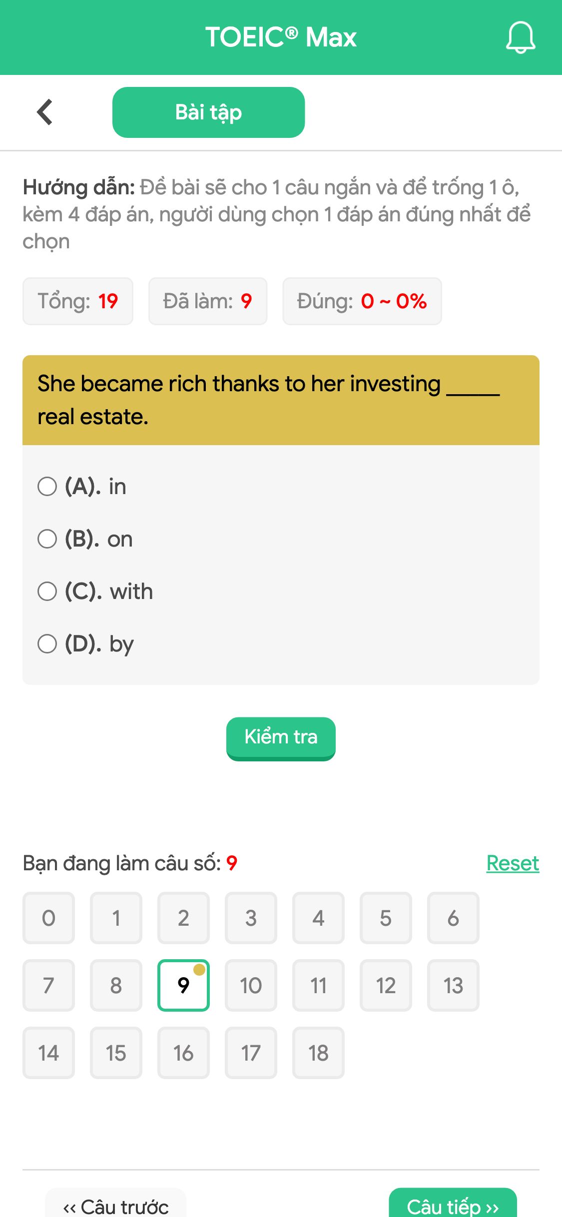 She became rich thanks to her investing _____ real estate.