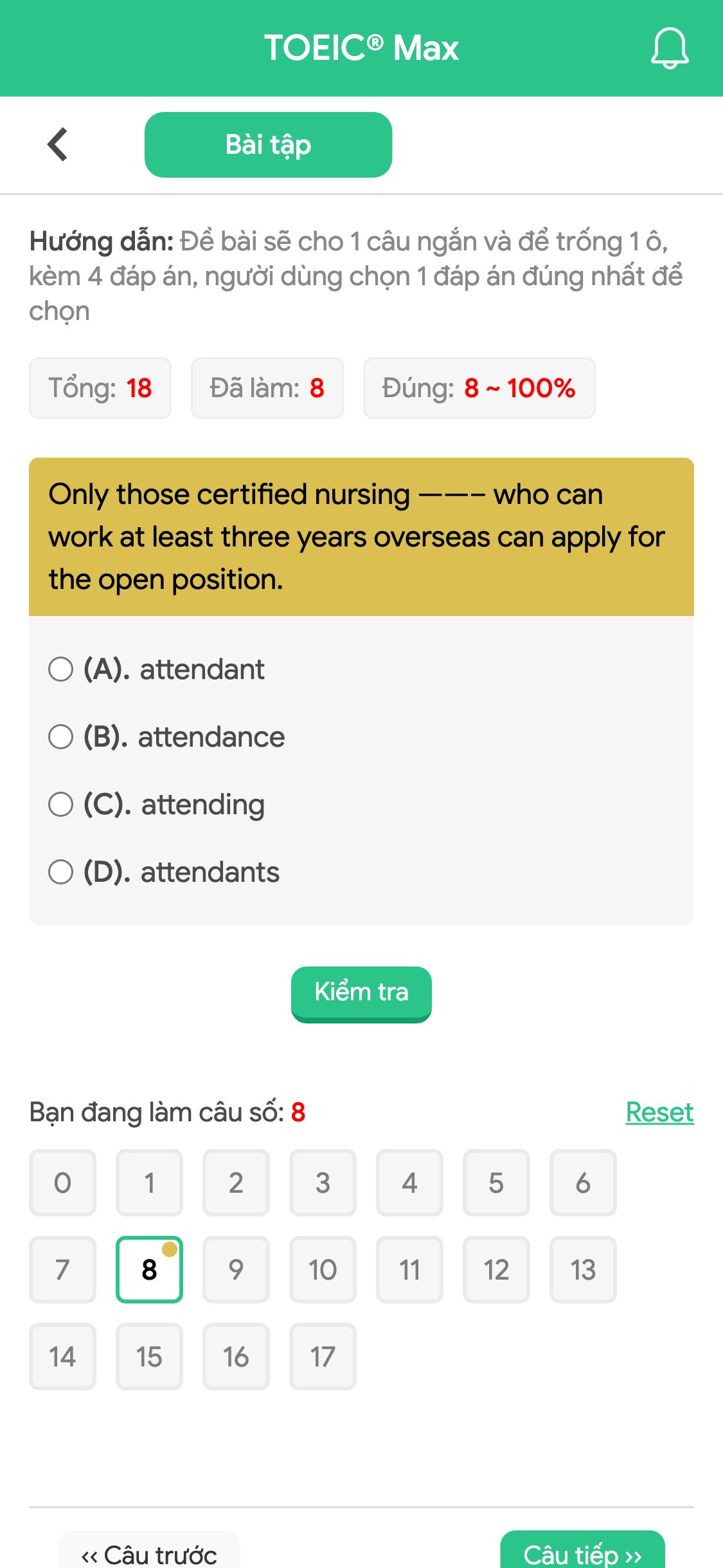 Only those certified nursing ——– who can work at least three years overseas can apply for the open position.