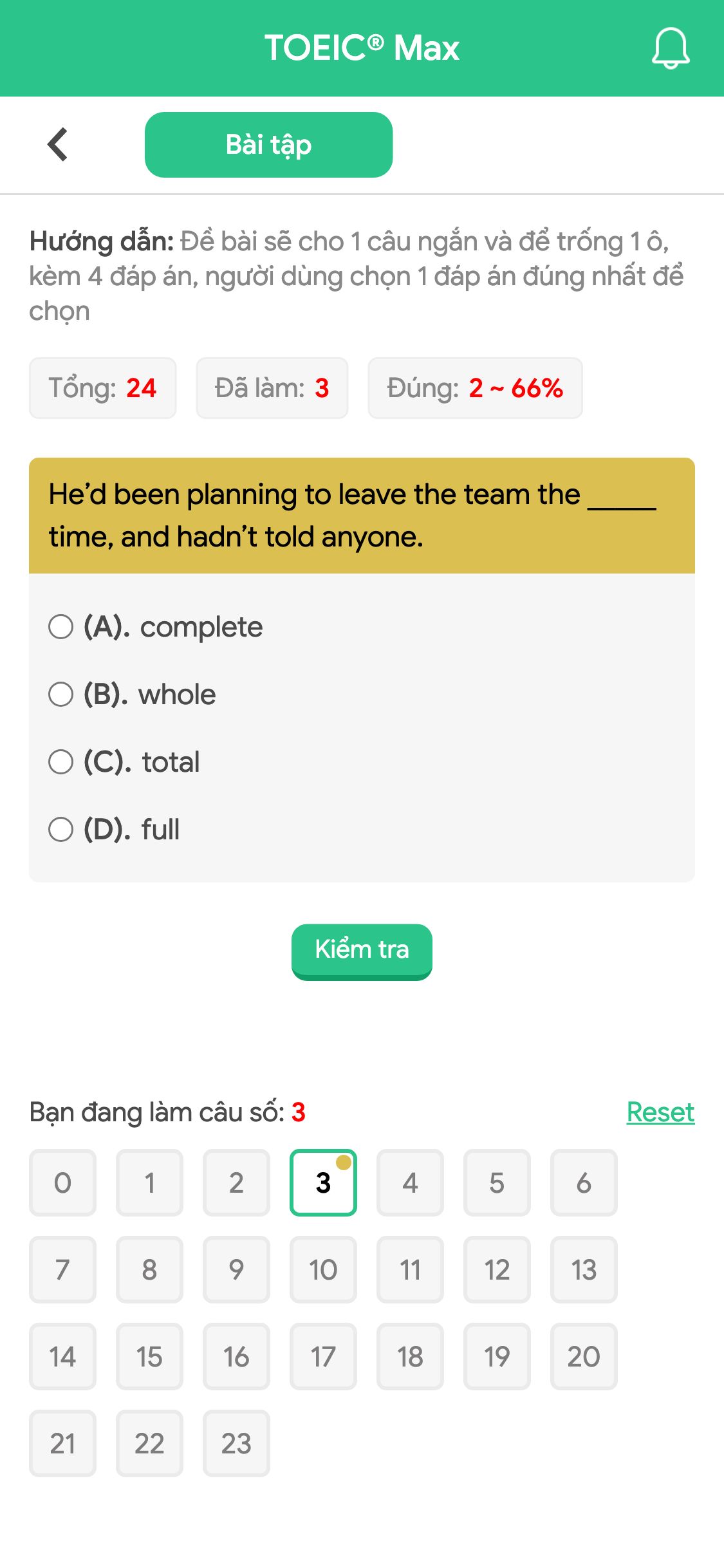 He’d been planning to leave the team the _____ time, and hadn’t told anyone.
