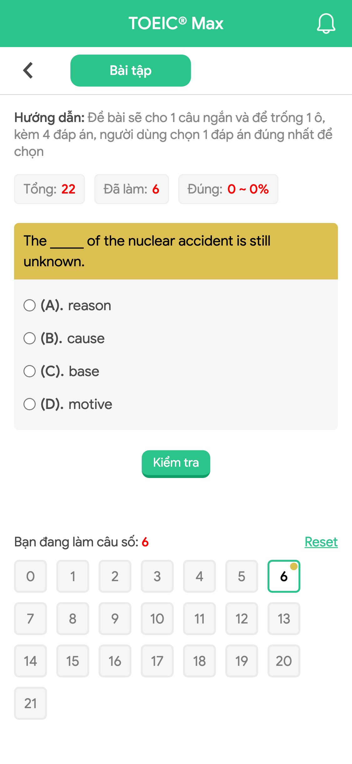 The _____ of the nuclear accident is still unknown.