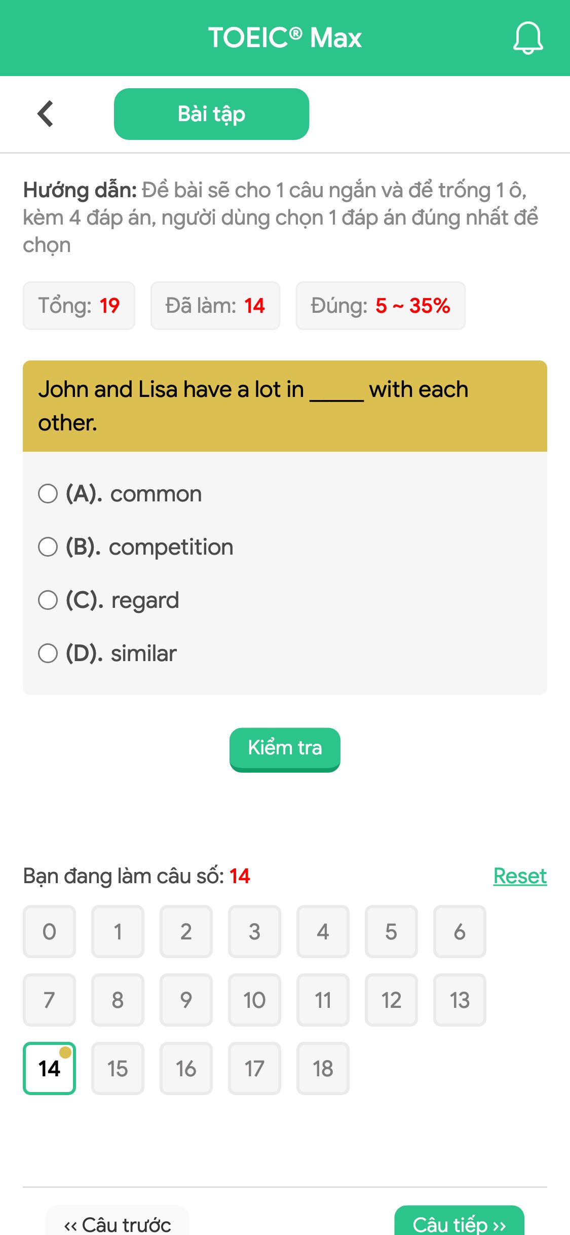John and Lisa have a lot in _____ with each other.