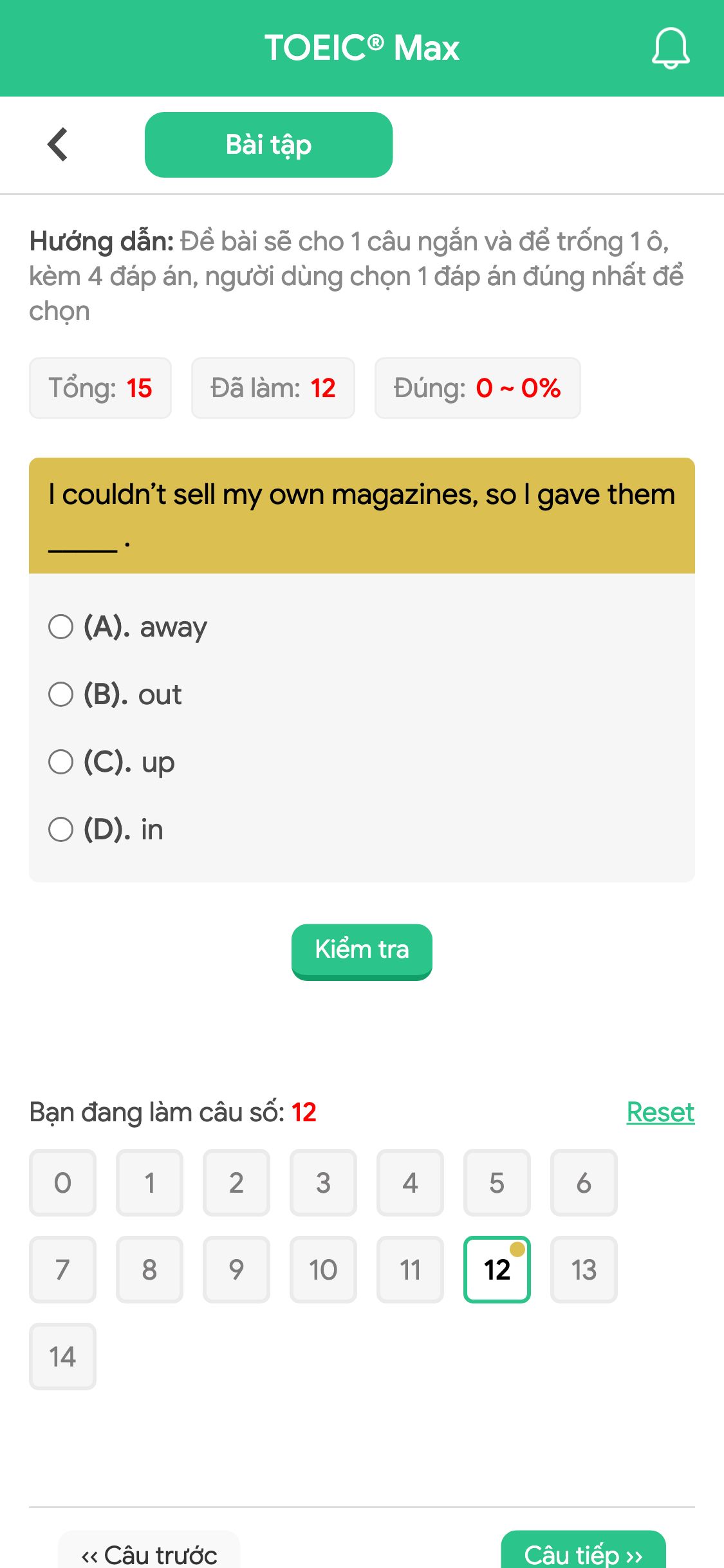 I couldn’t sell my own magazines, so I gave them _____ .