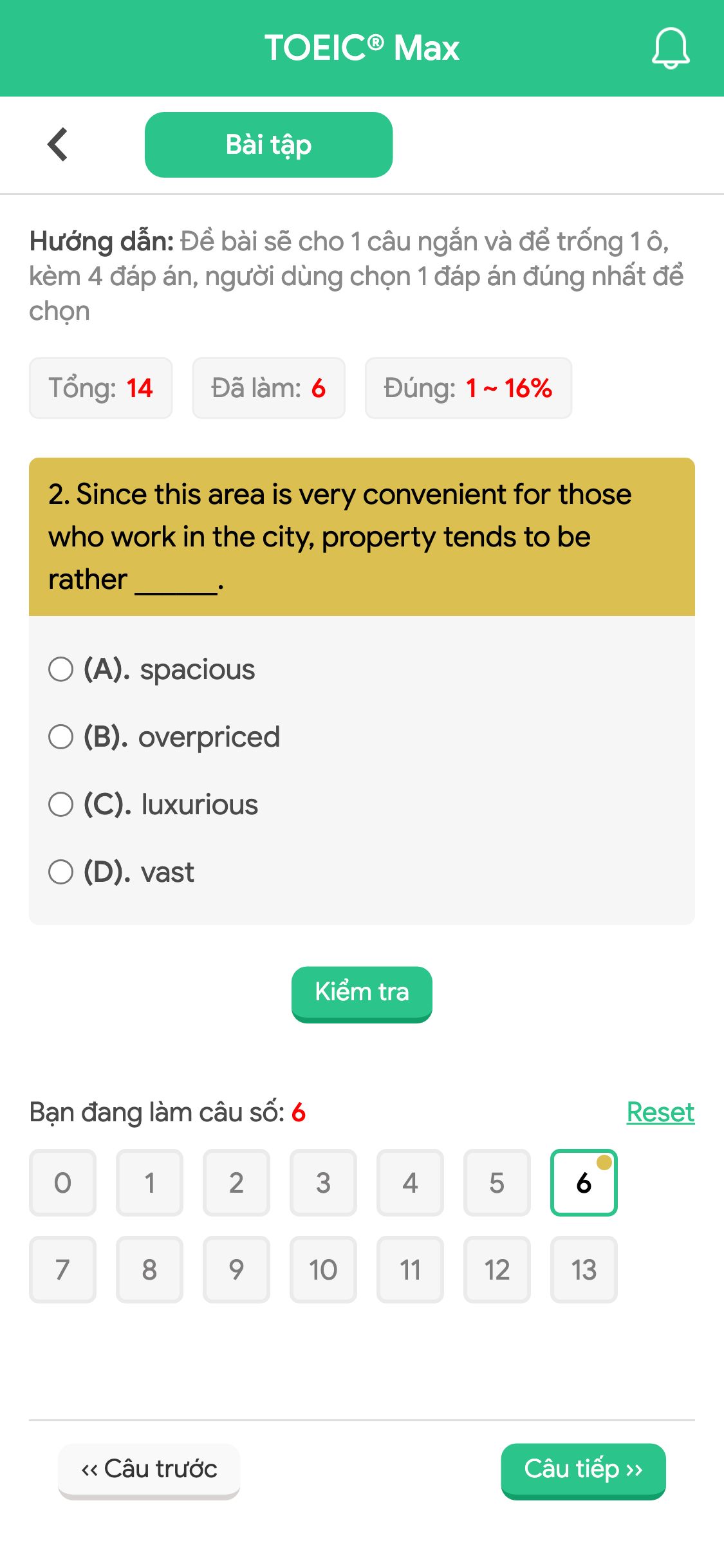 2. Since this area is very convenient for those who work in the city, property tends to be rather ______.