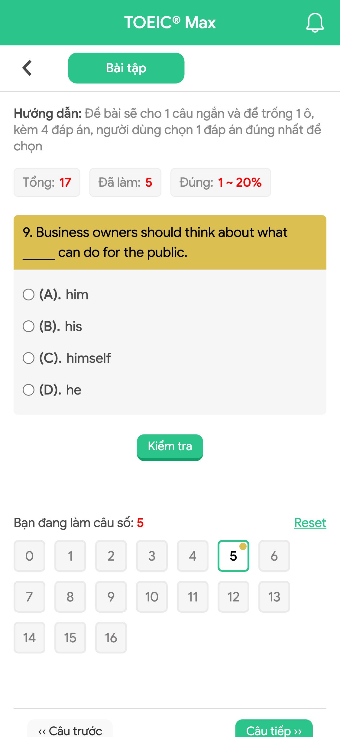 9. Business owners should think about what _____ can do for the public.