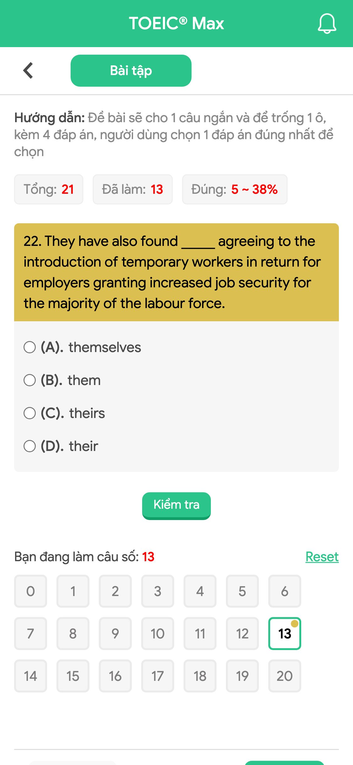 22. They have also found _____ agreeing to the introduction of temporary workers in return for employers granting increased job security for the majority of the labour force.