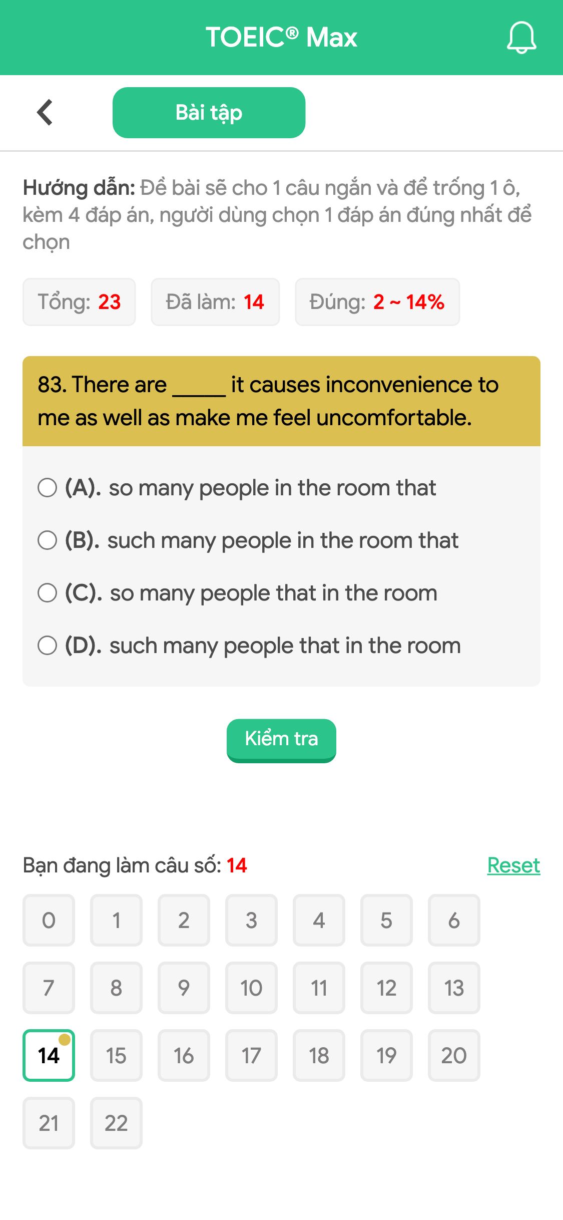 83. There are _____ it causes inconvenience to me as well as make me feel uncomfortable.