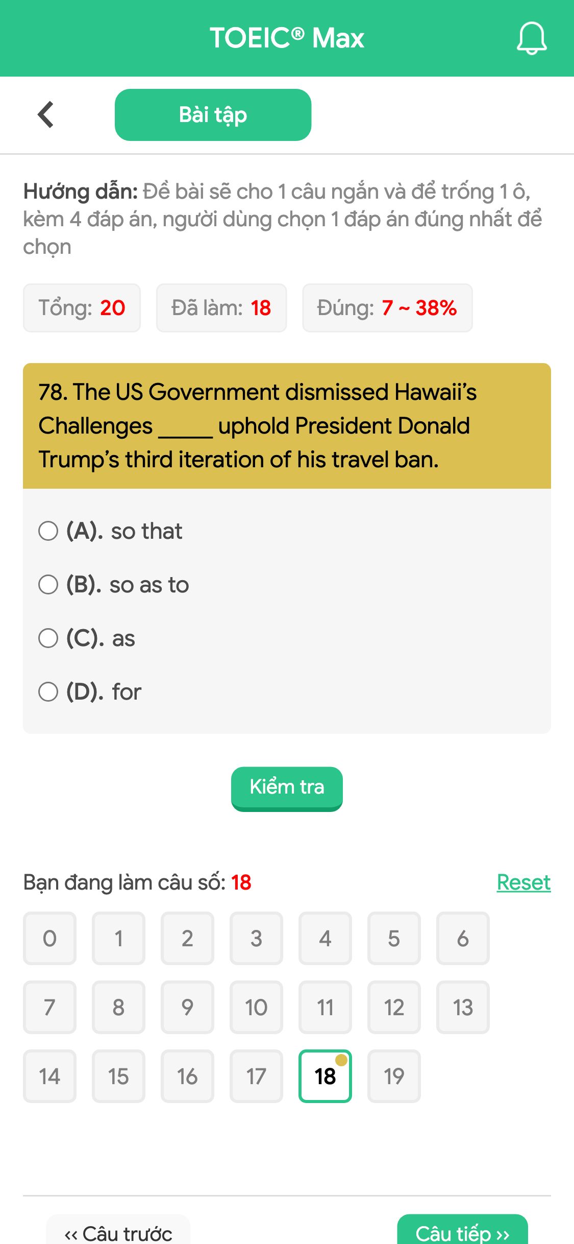 78. The US Government dismissed Hawaii’s Challenges _____ uphold President Donald Trump’s third iteration of his travel ban.