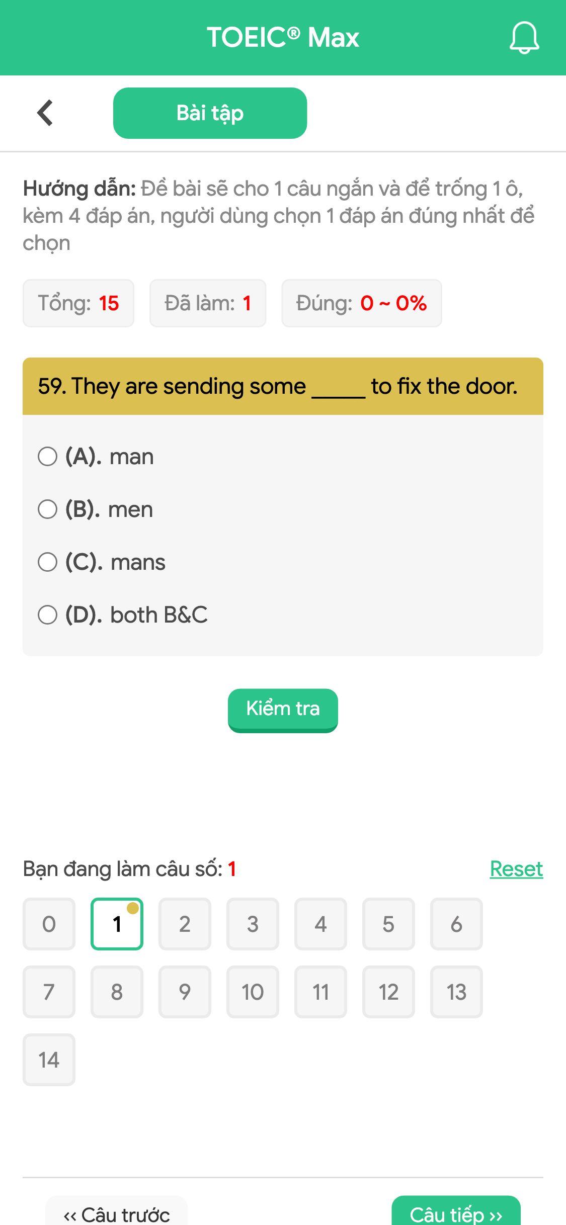 59. They are sending some _____ to fix the door.