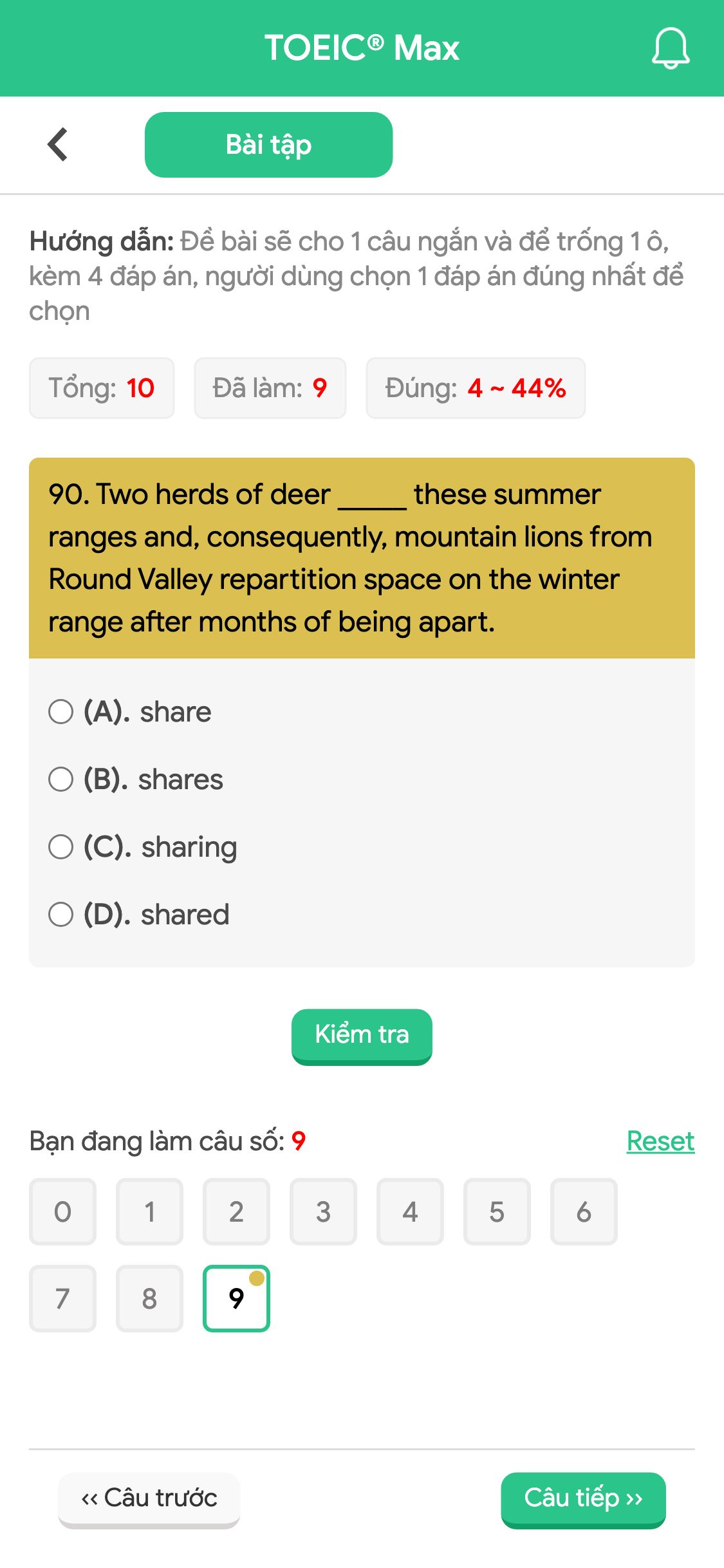 90. Two herds of deer _____ these summer ranges and, consequently, mountain lions from Round Valley repartition space on the winter range after months of being apart.