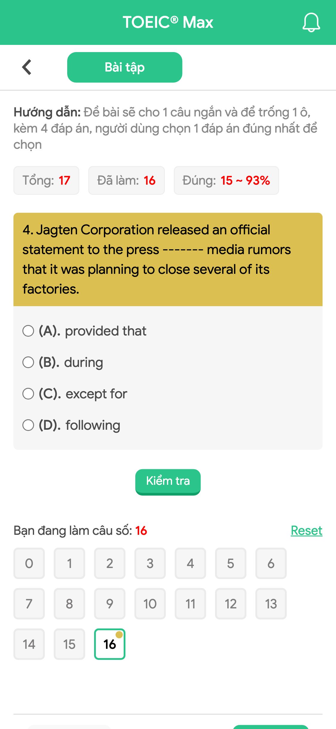 4. Jagten Corporation released an official statement to the press ------- media rumors that it was planning to close several of its factories.