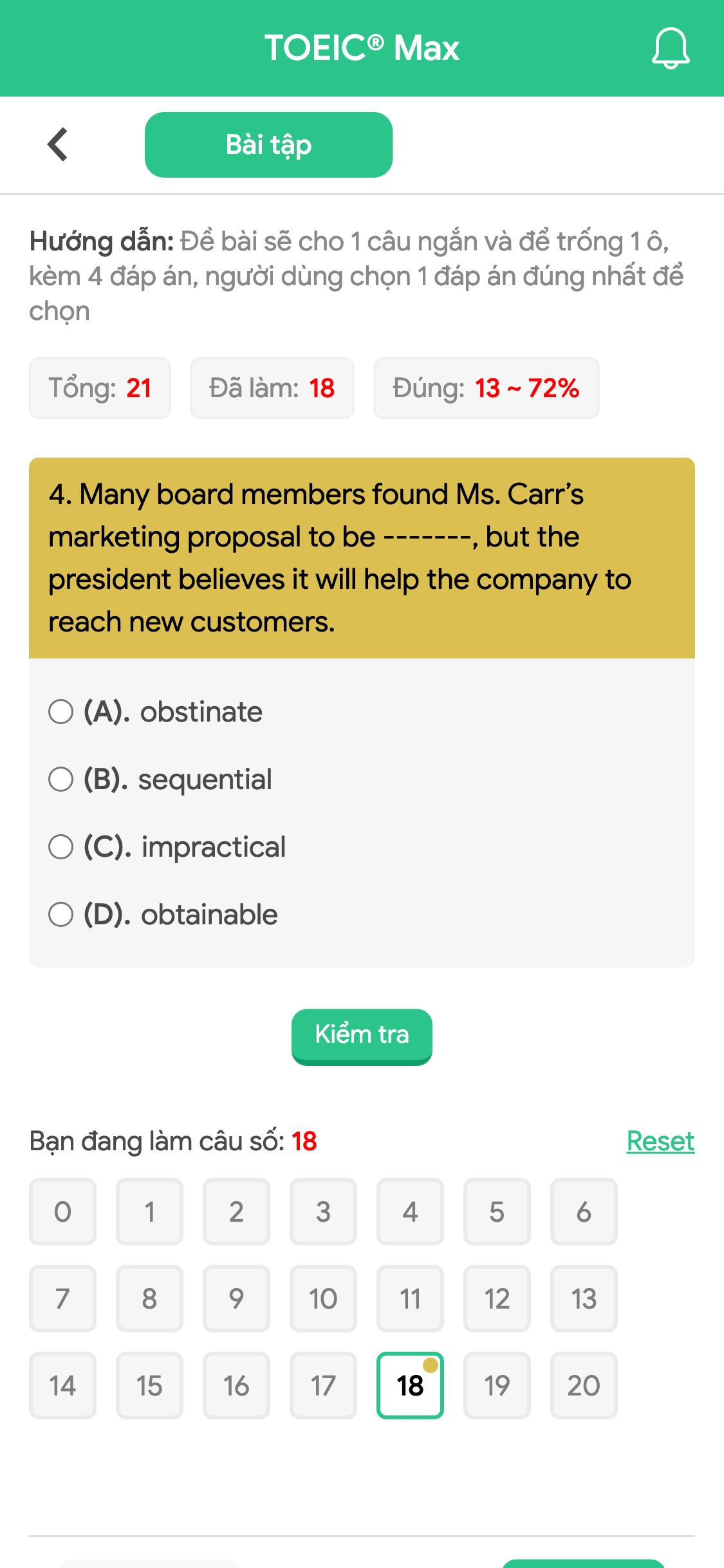 4. Many board members found Ms. Carr’s marketing proposal to be -------, but the president believes it will help the company to reach new customers.