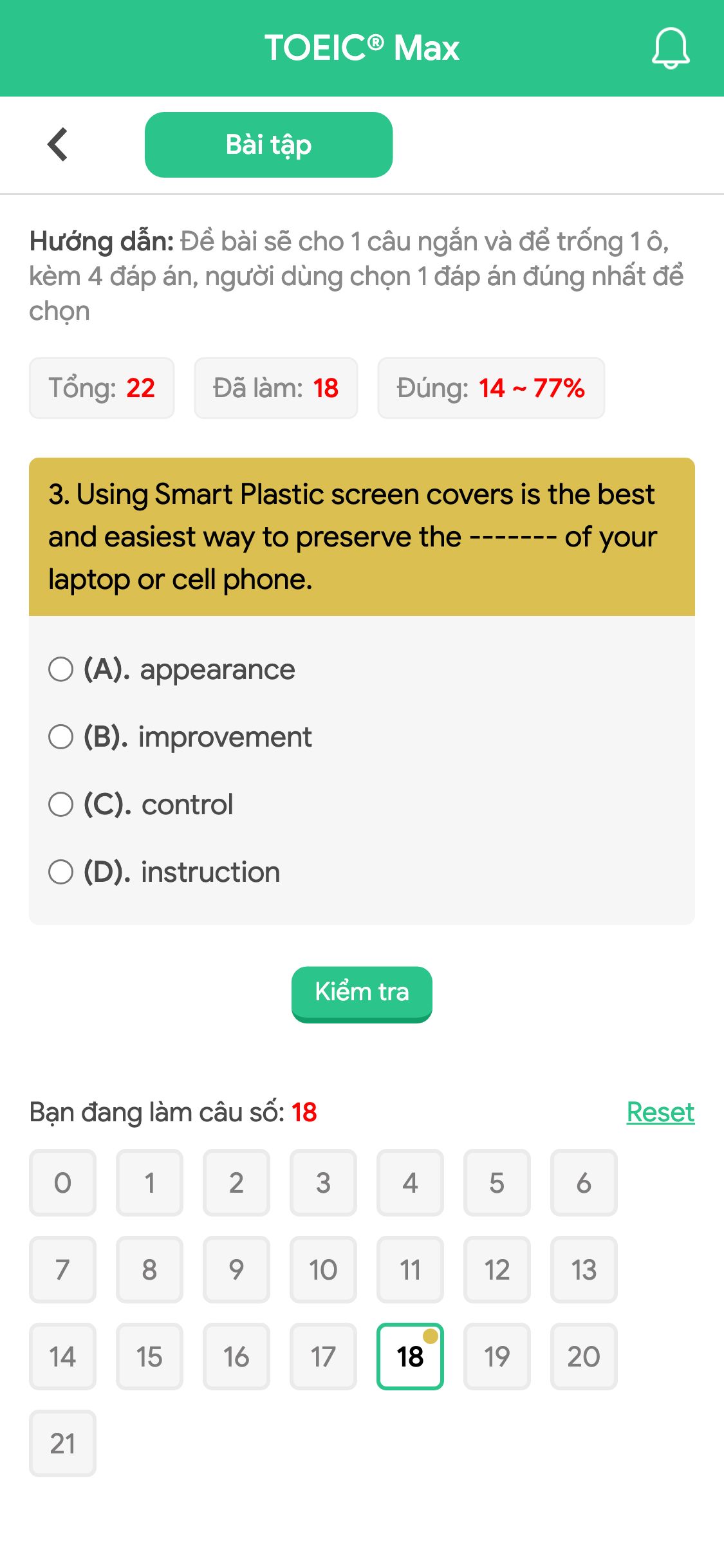 3. Using Smart Plastic screen covers is the best and easiest way to preserve the ------- of your laptop or cell phone.